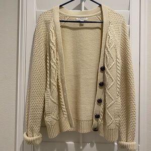 Cream fall jacket